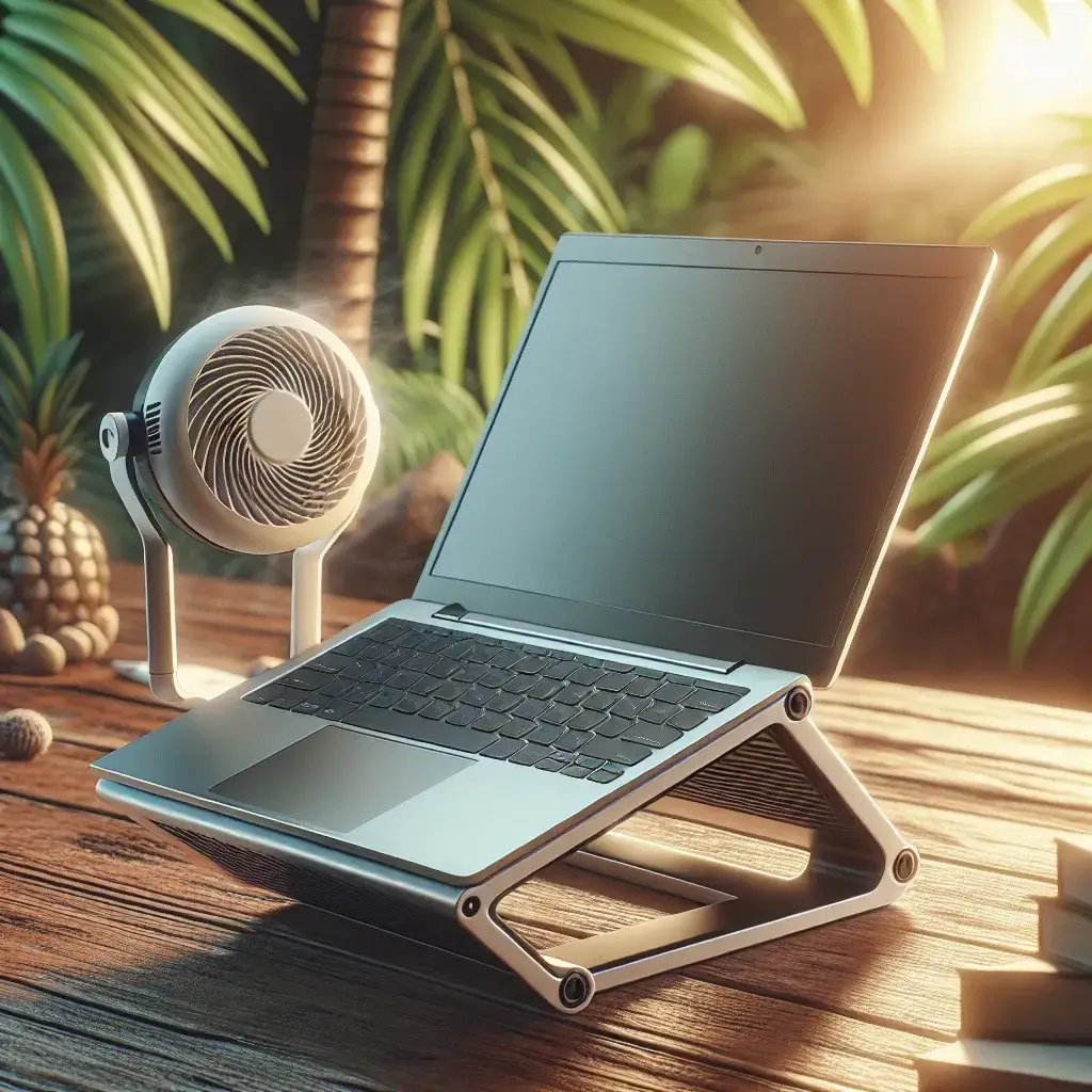 Análise de suportes para notebook com ventilação passiva para clima tropical